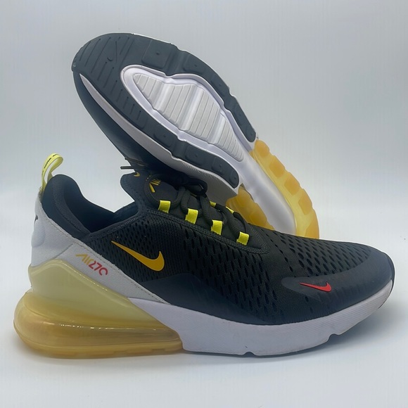 Men’s Nike AirMax 270 Yellow/Black/White DO5849-001 USED Size 13 - Picture 1 of 10